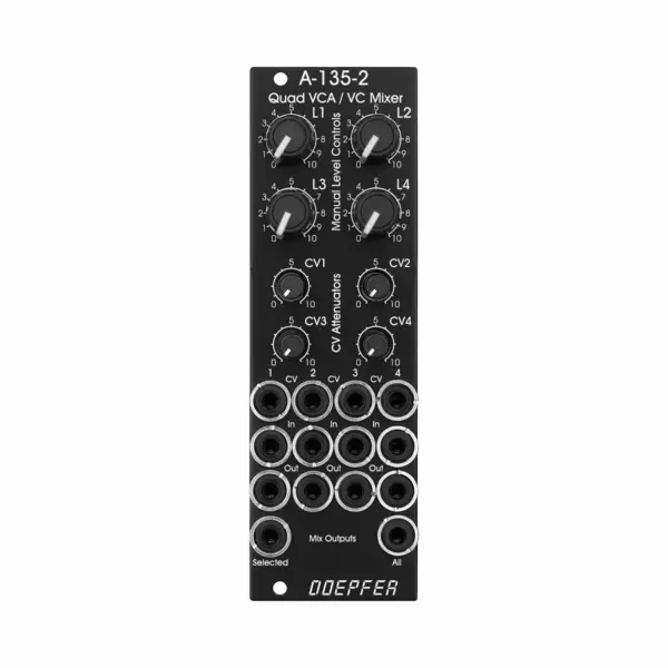 Doepfer A-135-2v Mini Quad Vca/Vc Mixer Vintage Edt. - Mixer Modular Synthesizer thumbnail