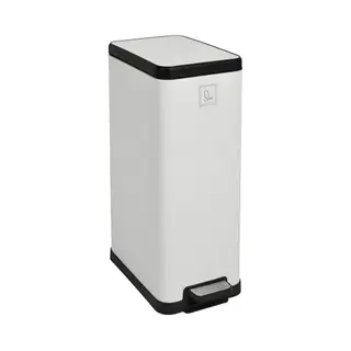 Svita Mülleimer STM18, Treteimer, 18L, Inneneimer, Pulverbeschichteter Stahl, Weiß