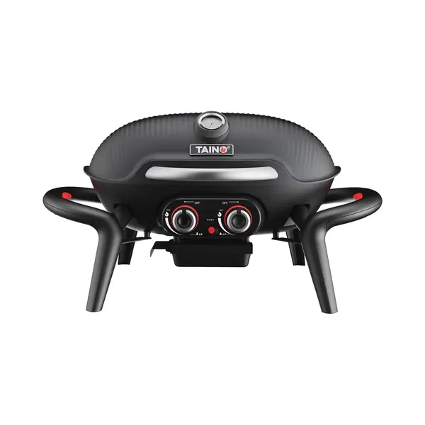 Taino Kenai Gasgrill Klein Tischgrill Outdoorküche Aluguss Schwarz thumbnail