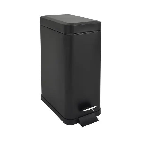 Svita Mülleimer STM10, Treteimer, Softclose-Funktion, 18L, Pulverbeschichteter Stahl, Schwarz thumbnail
