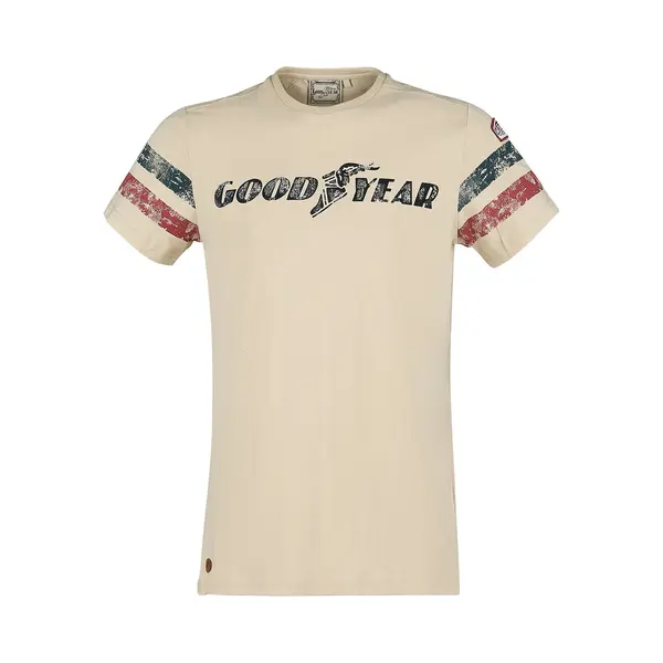 GoodYear Grand Bend T-Shirt Beige thumbnail