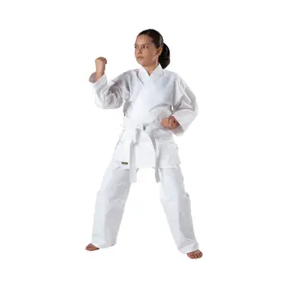 Kimono Karaté Damen Kwon Clubline Renshu Weiß