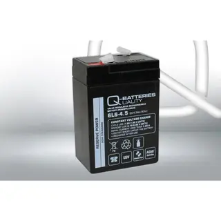 Q-Batteries 6LS-4.5 6V 4, 5Ah Blei-Vlies Akku/Agm Vrla