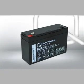 Q-Batteries 6LS-12 6V 12Ah Agm Battery With VDs