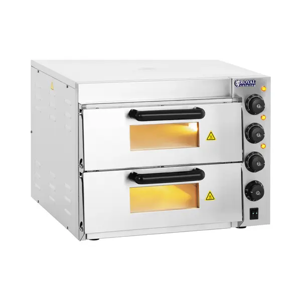 Royal Catering Pizzaofen Pizzabackofen 2 Kammern Ø 40 Cm Pizzabäcker thumbnail