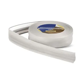 Dq-Pp Weichsockelleiste – 20m – Birke – 32x23mm – Pvc – Selbstklebend – Knickwinkel Fussleisten Gummileiste Sockelleiste Winkelprofil