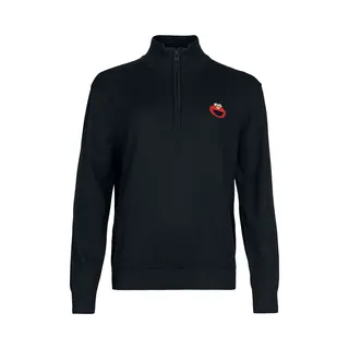 Sesame Street Elmo - Half-zip Jumper Knit Jumper Black