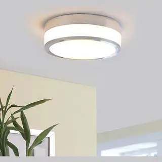 Lindby Ceiling Light Flavi Dimmable (Modern) In Silver Made Of Glass For E.g. Bathroom (2 Light Sources, E27) From Ceiling Lamp