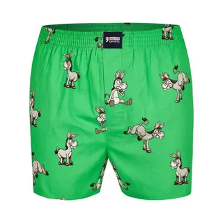 Happy Shorts Wijde Boxershort Ezel - Losse Boxershort - Maat M
