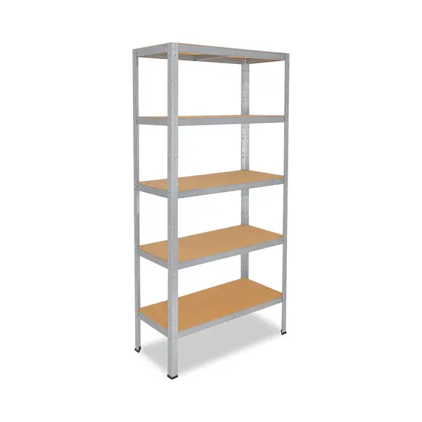 Shelfplaza® 200x100x50cm Home Schwerlastregal Verzinkt/Metallregal Mit 5 Böden/Kellerregal Metall, Garagenregal, Werkstattregal Oder Regal thumbnail