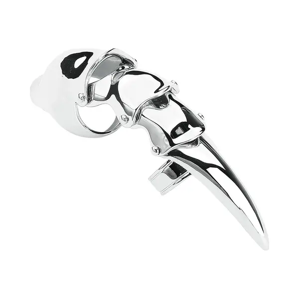 EtNox Hard And Heavy Long Finger Claw Ring Silberfarben thumbnail