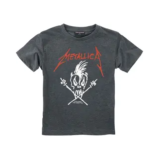 Metallica Metal-Kids - Scary Guy T-Shirt Mottled Anthracite