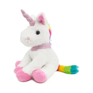 Brubaker Pluche Eenhoorn 21 Cm - Wit - Knuffeldier Super Zacht - Speelgoed Knuffeldier Voor Kinderen - Extra Zacht En Lief Knuffeltje - Cadeau