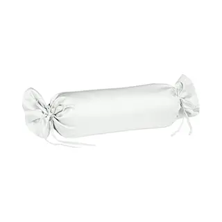 Sleepling Satin Kissenbezug, Kissenhülle Nackenrolle Aus 100% Seidig Weicher Baumwolle, Bezug Zierkissen, 60 Grad, Ökotex 100, Made In Eu, 15 X 40