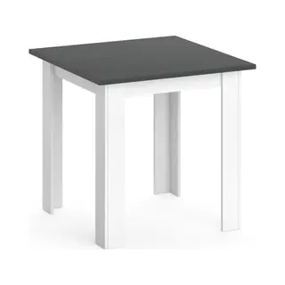Vicco Esstisch Karlos, Weiß/Anthrazit, 80 X 80 Cm (1-St)