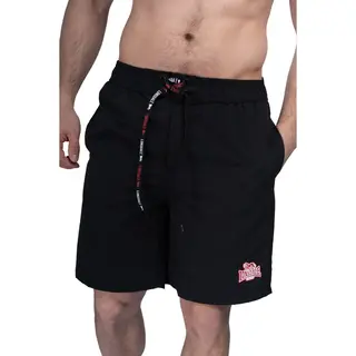 Lonsdale Shorts Dunbeath Beachshorts Normale Passform Black/White/Red-Xxl