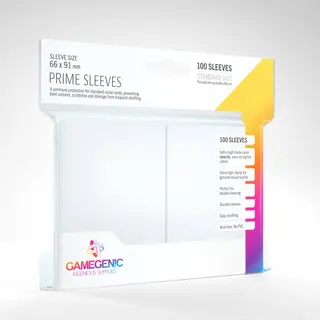 Gamegenic, Prime Sleeves White, Sleeve Color Code, Gray
