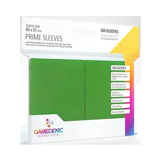 Gamegenic, Prime Sleeves Green, Sleeve Color Code, Gray