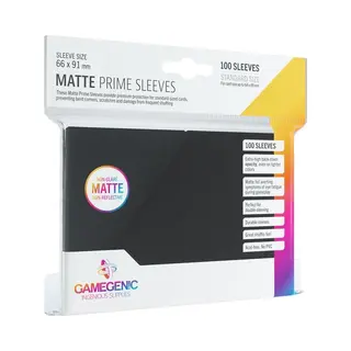 Gamegenic Matte Prime Sleeves (100-Pack)