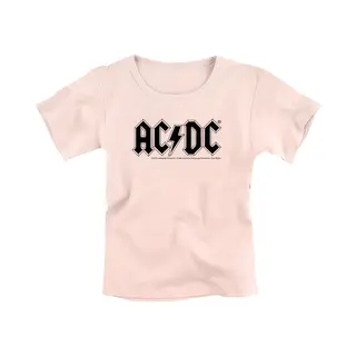 Ac/Dc Metal-Kids - Logo T-Shirt Light Pink