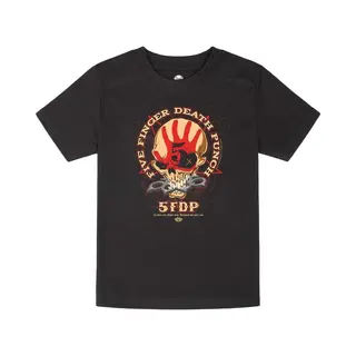 Five Finger Death Punch T-shirt Voor Kinderen - Metal-Kids - Knucklehead Kids - Voor Kinderen - Zwart