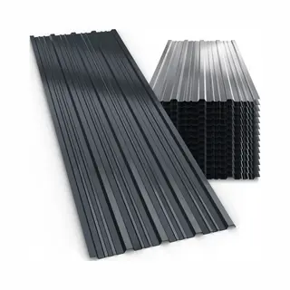 Gardebruk® Trapezium Dakplaten 14 Stuks Antraciet Metaal 110x46cm