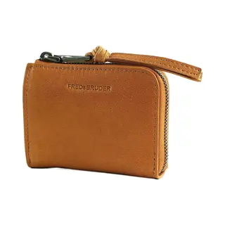 FREDsBRUDER Leren Portemonnee In My Pocket Small Wallet Toffee Amber Terracotta