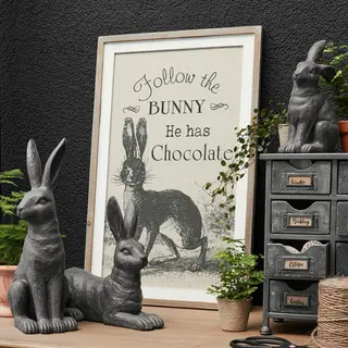 Loberon Decoboard Chocolate Bruin/zwart