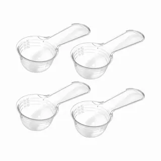 Novaliv 4x Maatlepels 30g Robuust Kunststof Gemaakt In Duitsland Precieze Dosering Van Poeders En Vloeistoffen Voor Keuken Fitness Huishouden Perfect