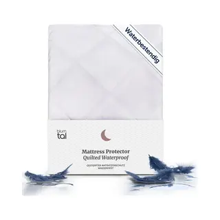 Blumtal Matrasbeschermer Gewatteerd - Waterdicht - 150 X 200 X 30 Cm - Oeko-Tex Gecertificeerd - Anti-allergeen - Waterbestendig - Ademend
