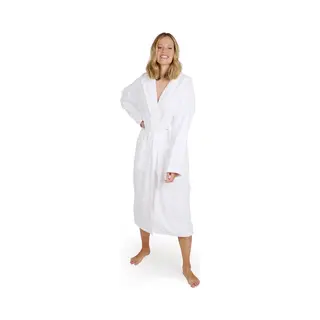 Blumtal Bademantel Damen, Kuschelig Weicher Bademantel Damen Baumwolle Mit Gefütterter Kapuze Und Samtigen Frottee-Velours, Oeko-Tex® Zertifiziert,