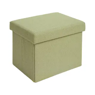 Laleni Sitztruhe Sitzbank Mit Stauraum Aus Robustem Boucle-Stoff, Bequemer Hocker Mit Stauraum - Aufbewahrungsboxen