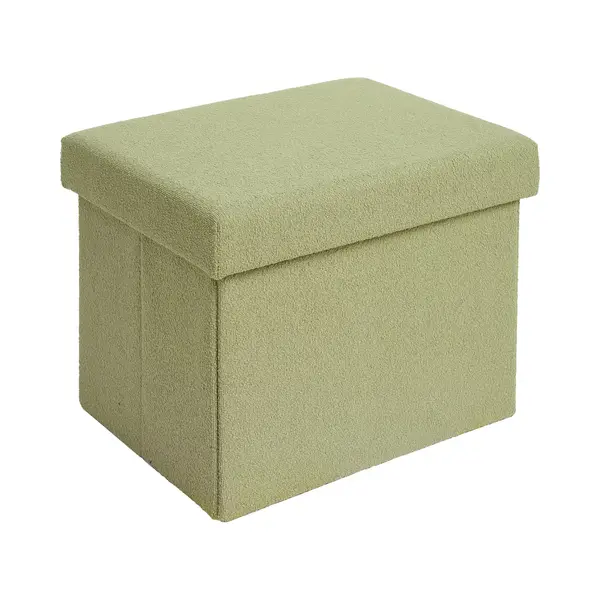 Laleni Sitztruhe Sitzbank Mit Stauraum Aus Robustem Boucle-Stoff, Bequemer Hocker Mit Stauraum - Aufbewahrungsboxen thumbnail
