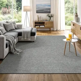 The Carpet Calgary - Robust, Weatherproof & Uv Resistant Outdoor Carpet For Balcony, Terrace, Conservatory, Kitchen Or Dining Room - Grey - 160 X 220