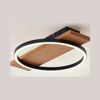 Lindby - Galad Led Deckenleuchte Holz