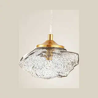 Pendelleuchte 'piatra' Aus Glas Für Wohnzimmer & Esszimmer Von Lindby