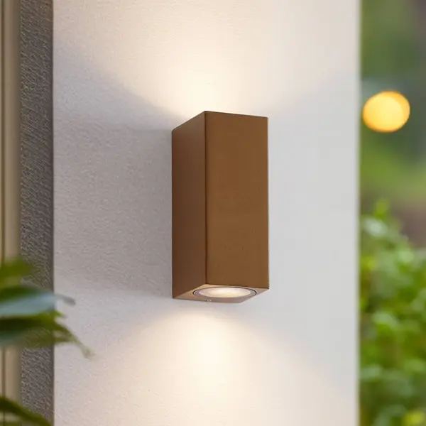 Wandleuchte Außen 'xava' Aus Aluminium Von Lucande thumbnail