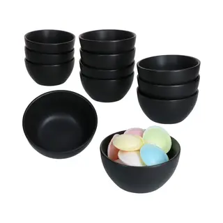 MamboCat Set Van 12 Hapjes- En Dipschalen Londen Lampart Nero - 24304272