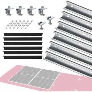 Nuasol - Photovoltaik Solarpanel Halterung Trapezblechdach Befestigung