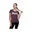 Aubergine/White