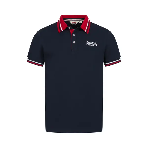Lonsdale Shirt Navy / Rood / Wit thumbnail
