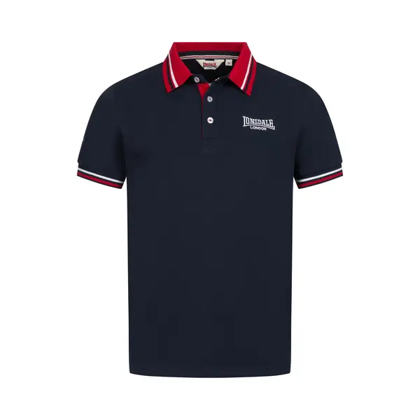 Lonsdale Shirt Navy / Rood / Wit thumbnail