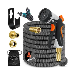 Kesser® Premium Flexibele Tuinslang 15 Meter | Verlengd Wandhouder | Flexibele Waterslang