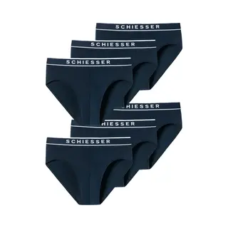 Schiesser Slip Navy / Wit