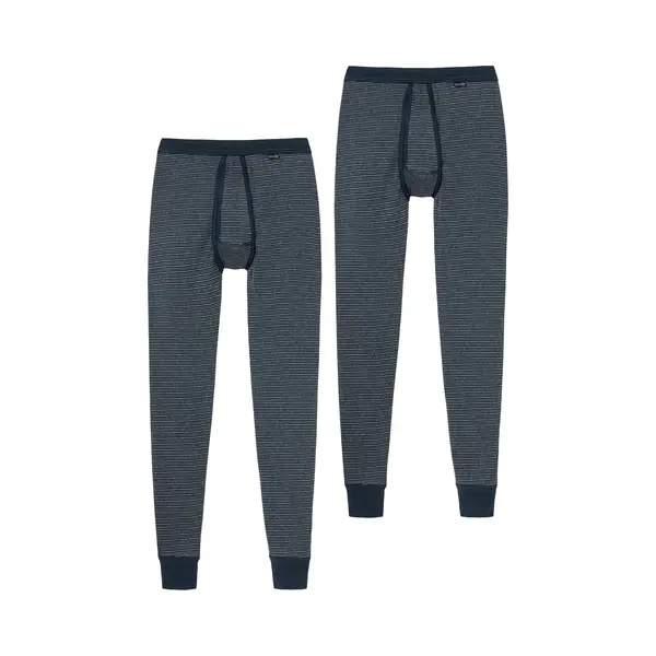 Schiesser Lange Onderbroek 'Feinripp' Donkerblauw thumbnail