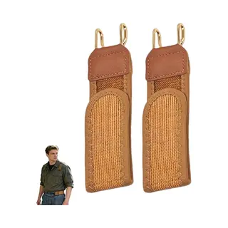 Oimg Gesploze Riem - 2 Stuks - Broekriem Zonder Gesp - Elastische Riem Zonder Gesp - Verstelbaar - Gespvrije Riem - Rekbare Broekriem - 1, 5 Inch