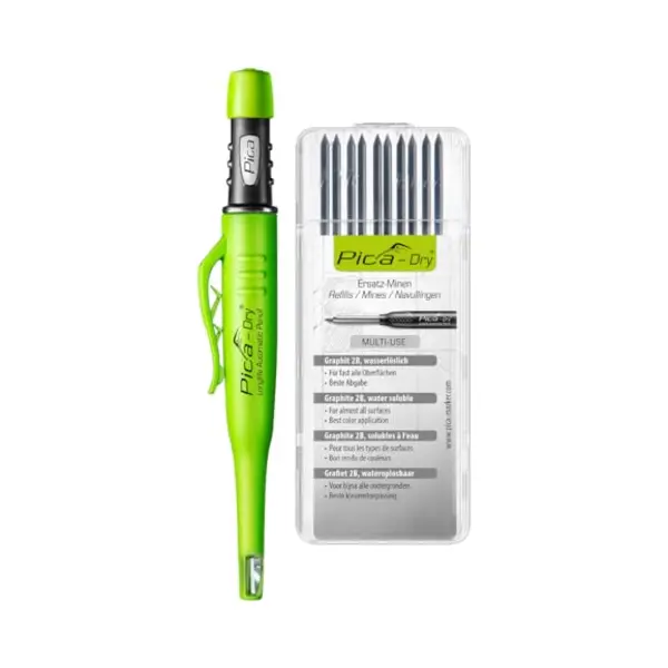 Bau-/Tieflochmarker Pica-Dry+Minenset Farbe Graphit +Minenset 4000 871 853 Pica thumbnail
