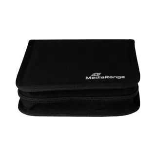 MediaRange BOX50 Cd-Hülle Geldbörsenhülle 24 Disks Schwarz