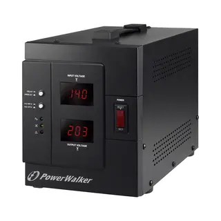 PowerWalker Avr 3000 Siv Fr regulador de voltaje 1 salidas Ac 110-280 V Negro