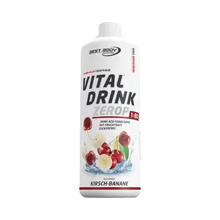 Best Body Nutrition Vital Drink Zerop, Grüntee-Limette, Original Getränkekonzentrat, Sirup, Zuckerfrei, 1, 80 Ergibt 80 Liter Fertiges Getränk, 1 L